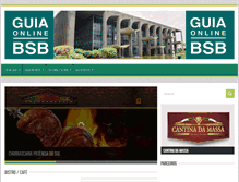 Tablet Screenshot of guiaonlinebsb.com.br